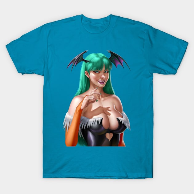 Morrigan Aensland T-Shirt by 1996Lixiaolong Artworks